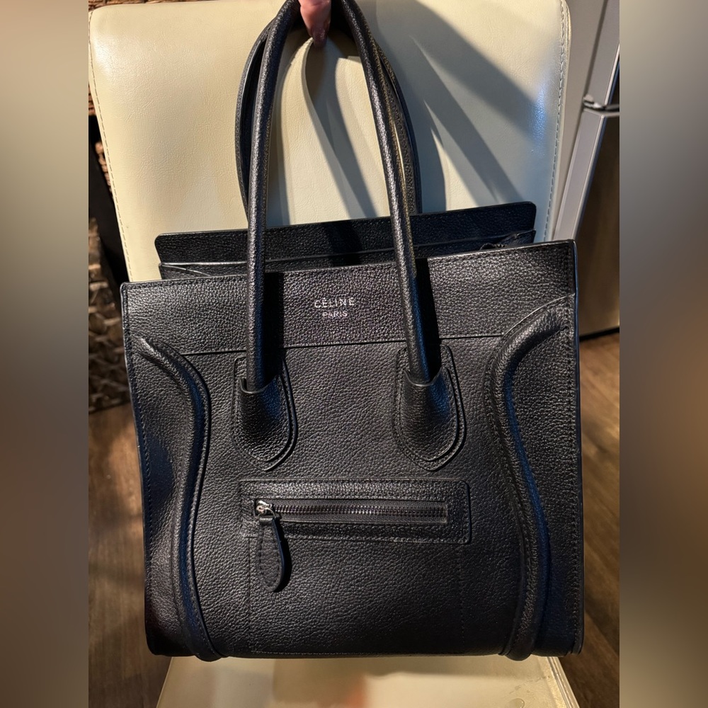 Celine Luggage Leather Handbag